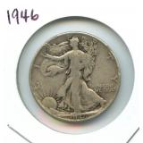 1946 Walking Liberty Silver Half Dollar