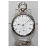 Elgin Coin Silver Mat. Laflin Pocket Watch Model