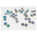 18 Pair Opal Triples - 6mm Round