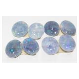 4 Pair Opal Triples - 10x8mm Ovals