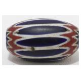 Chevron African Trade Bead