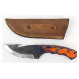 New Carbon Steel Gut Hook Hunting Knife with