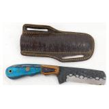 New Carbon Steel Dragon Scale Bull Cutter Knife