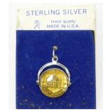 Sterling Great American Charm