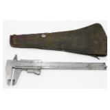 Vintage 6-inch Helios Steel Vernier Caliper (Made