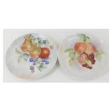 * 2 Fruit Plates - Heinrich Germany