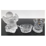 * 3 Items: 1 Frosted Angel Paperweight, 1