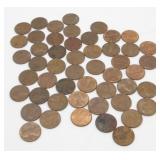 50 Pre-1982 Lincoln Pennies - 95% Copper