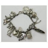 Heavy Bracelet with a Variety of 925 & Sterling