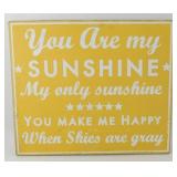 * Big You are My Sunshine Awesome Wooden Sign