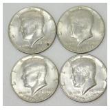 Group of 4 Bicentennial 1976 Kennedy Half Dollars