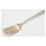 Sterling Small Fork - Nice Pattern, 33.23 grams