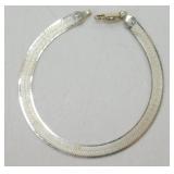 Vintage Sterling Silver Herringbone Fancy