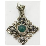 Vintage Sterling Silver Jerusalem Cross Eilat