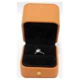 Vosali Eterna Moissanite 1 Carat Stone Sterling