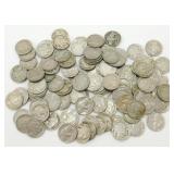Group of 105 Full Date Buffalo Nickels