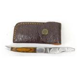 New Damascus Steel Folding Pocket Knife with