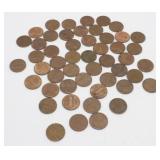 50 Pre-1982 Lincoln Pennies - 95% Copper