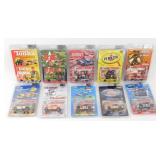 Group of 10 NASCAR Die Cast Cars in Package - All