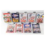 Group of 9 NASCAR Die Cast Cars in Package - All