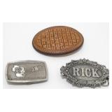 3 Belt Buckles