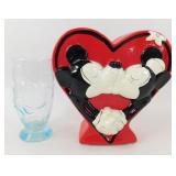 * Mickey Mouse Bank & Glass
