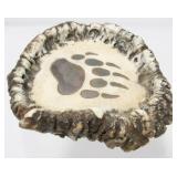 One Bear Paw Belt Buckle - Hand-Crafted