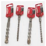 4 Hilti Hammer Drill Bits for Masonry