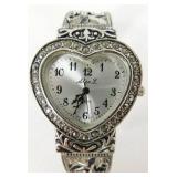 Heart-Shaped Wristwatch by Alex L - New Battery