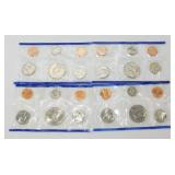 4 U.S. Mint Uncirculated Coin Sets - 1985-P,
