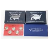 Four State Quarter Sets - 1999, 2004, 2005, 2007