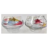 * Vintage PartyLite Calypso Stained Glass Mosaic