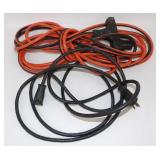 Extension Cord with 3 Plugs and Shorter Outdoor