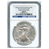 2011 MS-69 U.S. Silver Eagle - Early Release