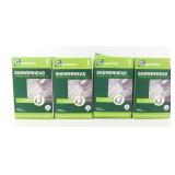 4 Greenlite Showerheads - Chrome Finish, High