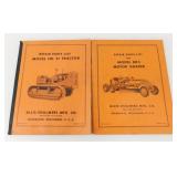 2 Vintage Allis-Chalmers Repair Parts Lists