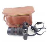 Vintage Canon EF Film Camera with Leather Carry