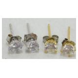 925 Earrings with Gems