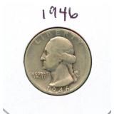1946 Washington Silver Quarter