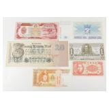Set of Foreign Currency