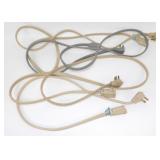 (4) Short Flat Back Extension Cords