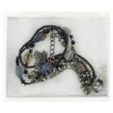3 Strand Necklace and Earring Set
