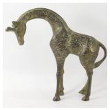 Vintage Brass Giraffe