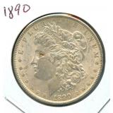 1890 Morgan Silver Dollar