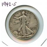 1943 Walking Liberty Silver Half Dollar