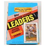 3 Sealed 6-card Packs of 1986 Topps LEADERS Super