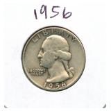 1956 Washington Silver Quarter