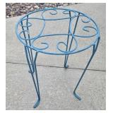 ** Metal Table or Plant Stand 12 3/4" Diameter