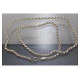 FGS 925 Sterling 18" Necklace, 11.23g