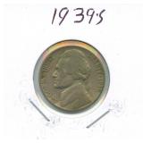 1939-S Jefferson Nickel